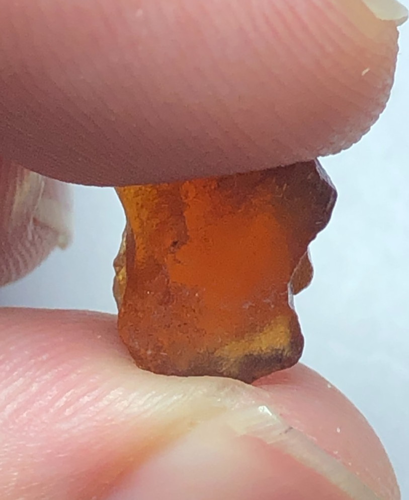 60 carat Natural facet rough quality hessonite garnet from Africa loose gemstone