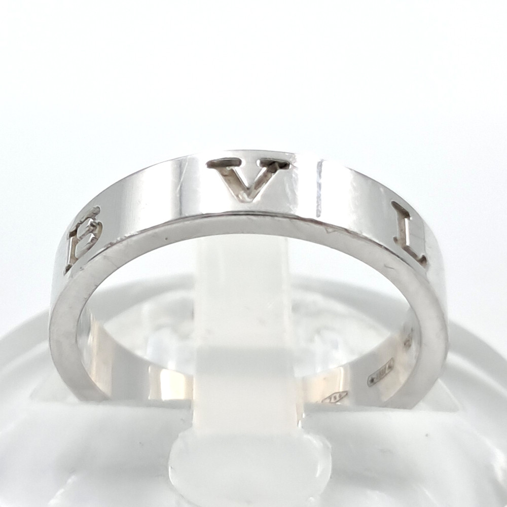 Bvlgari 18K White Gold B.Zero1 Ring Size 48