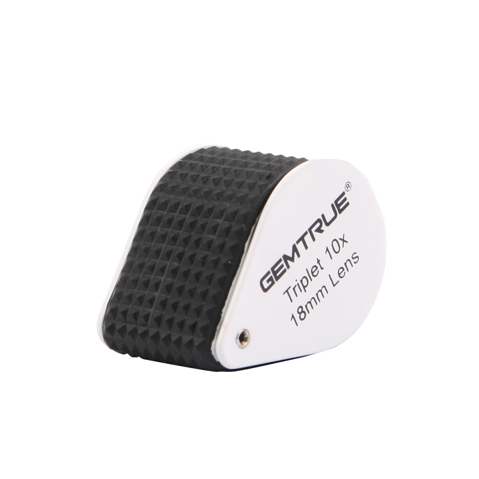 GemTrue 10x Triplet Diamond Loupe 18mm Rubber Grip Pearl DK98004 (3pcs a pack)