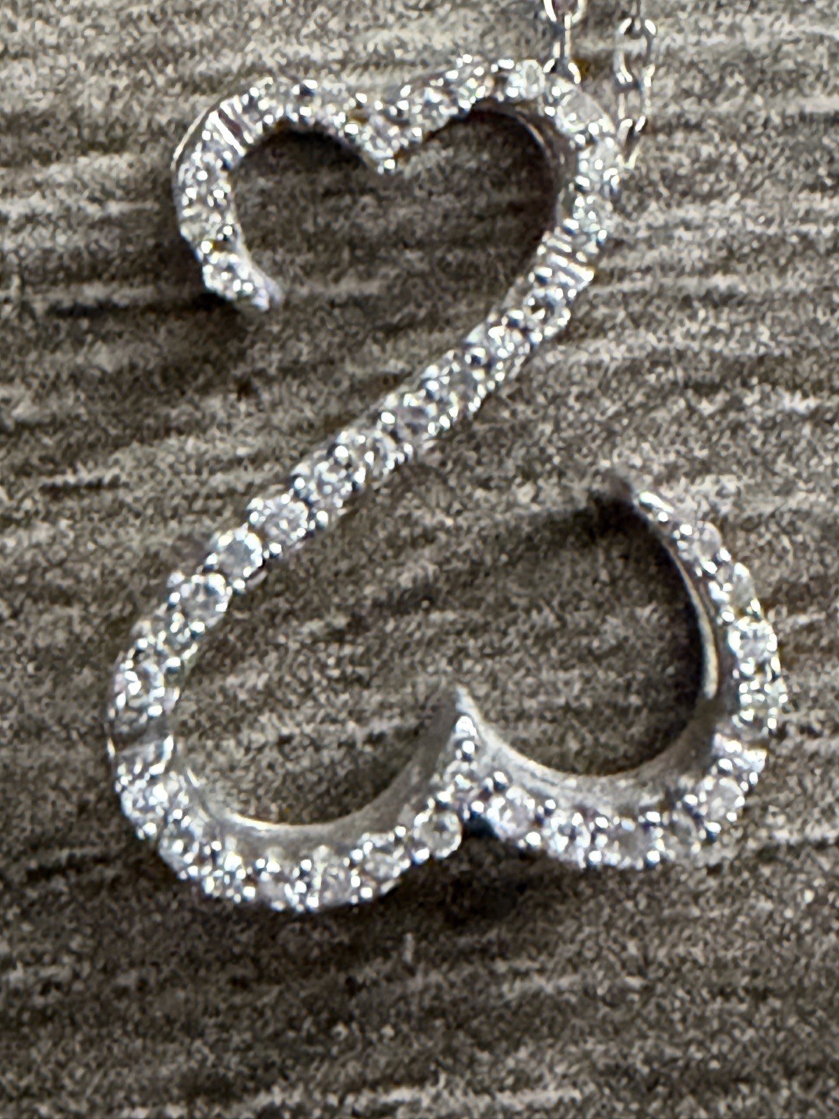 14kt White Gold JANE SEYMOUR OPEN HEARTS Diamond Necklace