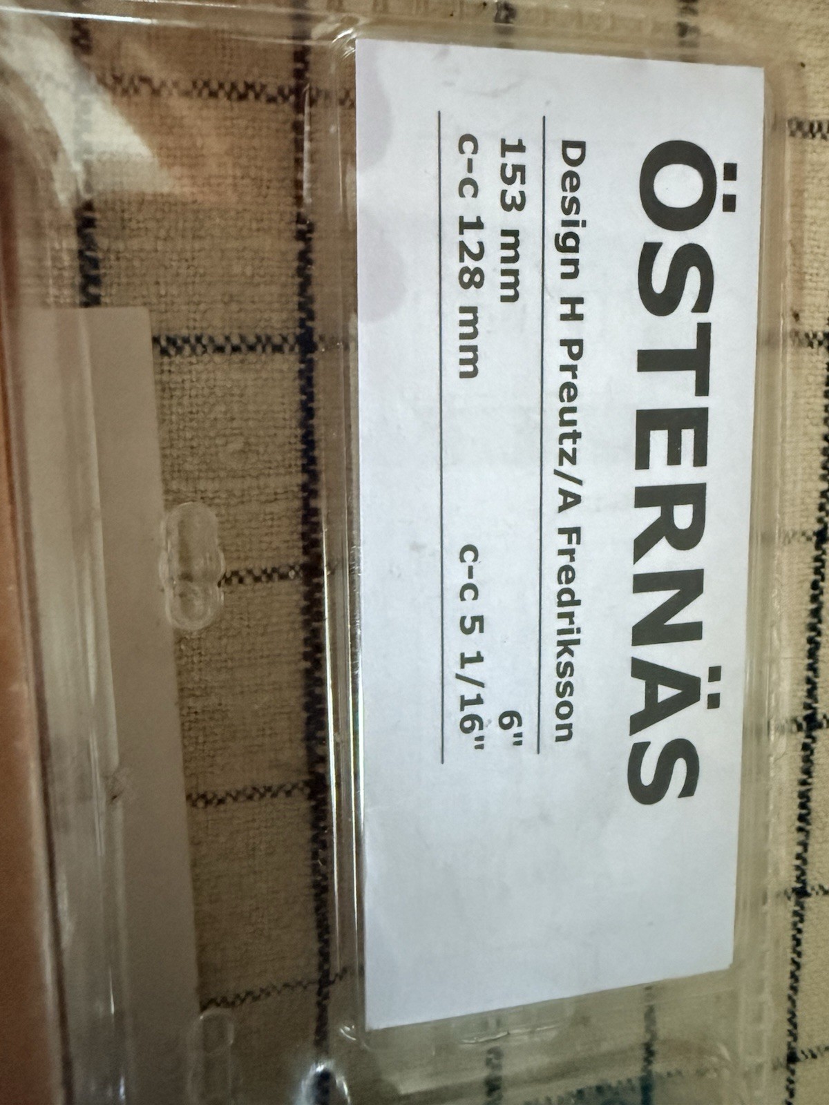 IKEA Osternas Leather Strap Handle 153mm (6-inch) Brown Brand New Sealed