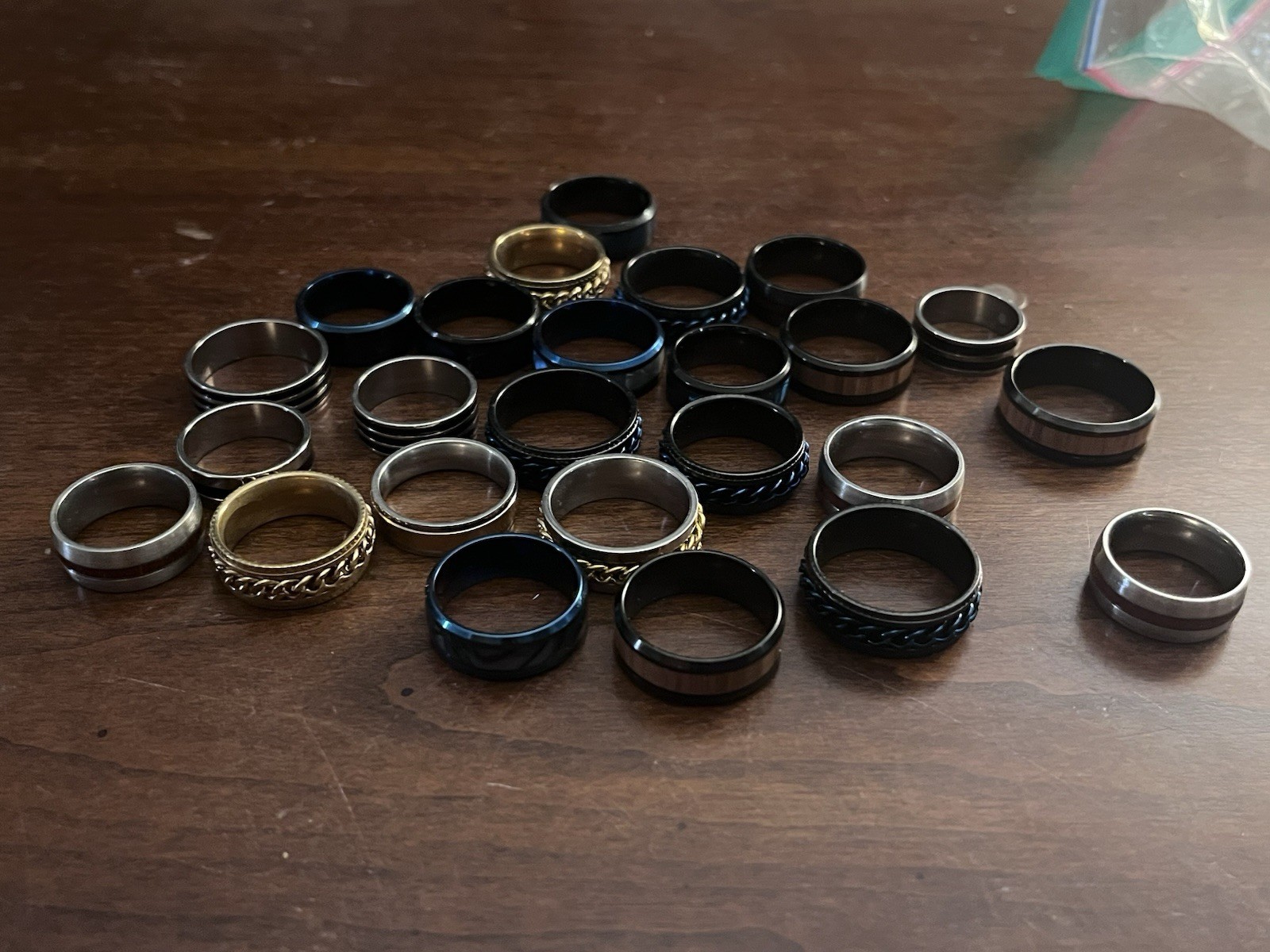 Lot 24) 24 Rings Of Varies Sizes And Designs For Resale