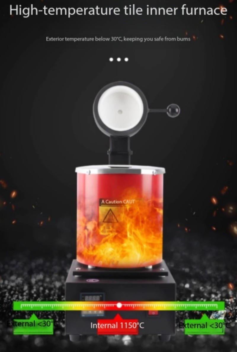 Gold Melting Furnace Small Gold Melting Machine Jewelry Melting Furnace