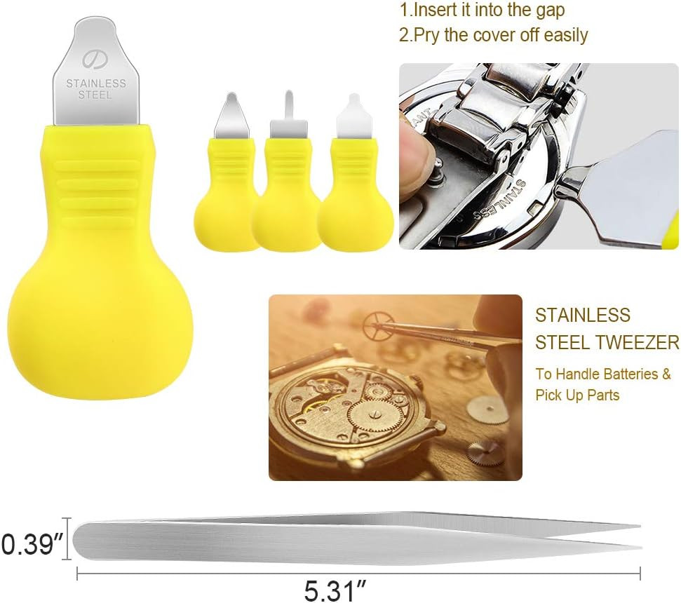 Watch Press Tool Set, Watch Repair Kit Professional with Everything, for Various
