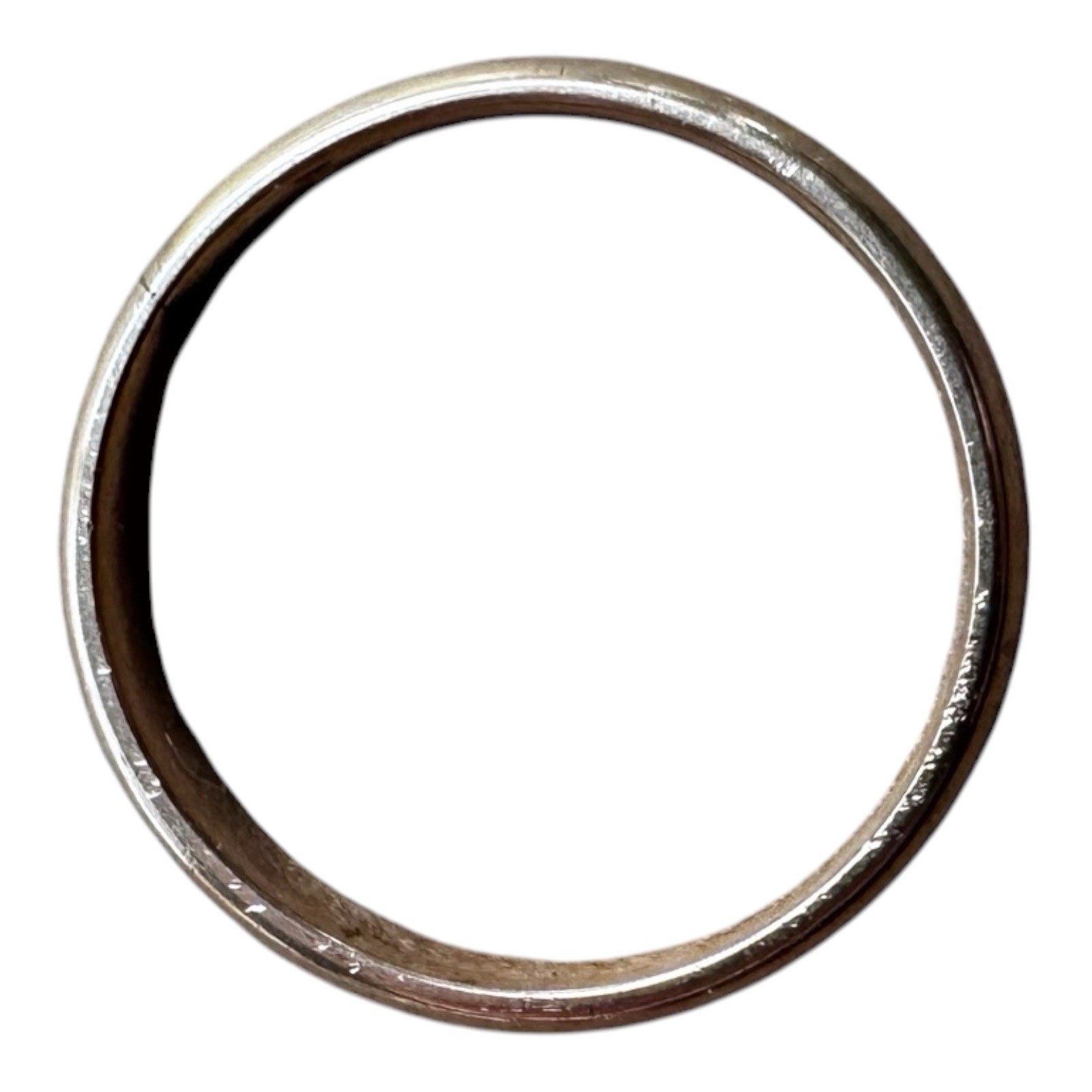14 Karat Yellow Gold Plain Thin Band ring Size 7.75” 2.80 Grams Vintage