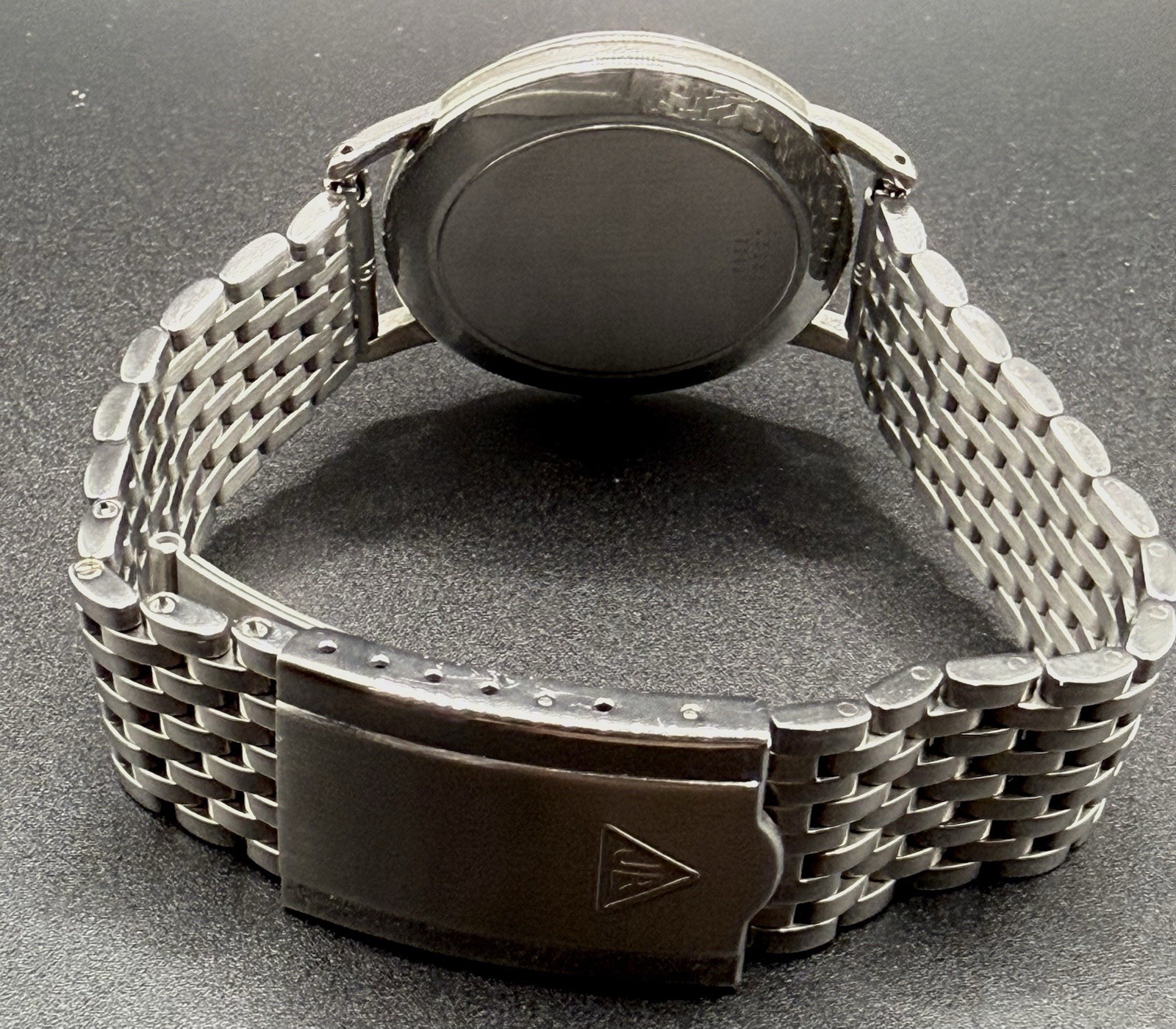 1950s Girard Perregaux Antimagnetic 17J Blue Dial BOR Bracelet Swiss