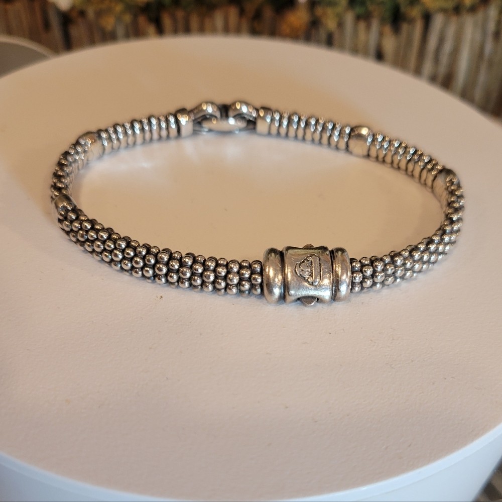 LAGOS CAVIAR 7.25 INCH BRACELET 25.0G Sterling Silver Signature Bracelet