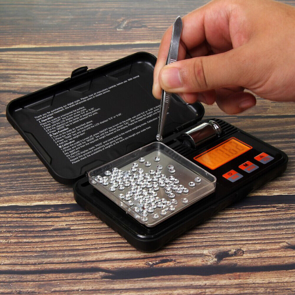 50g/0.001g 200g/0.01g High Precision Mini Digital Pocket Scale Jewellery Scales