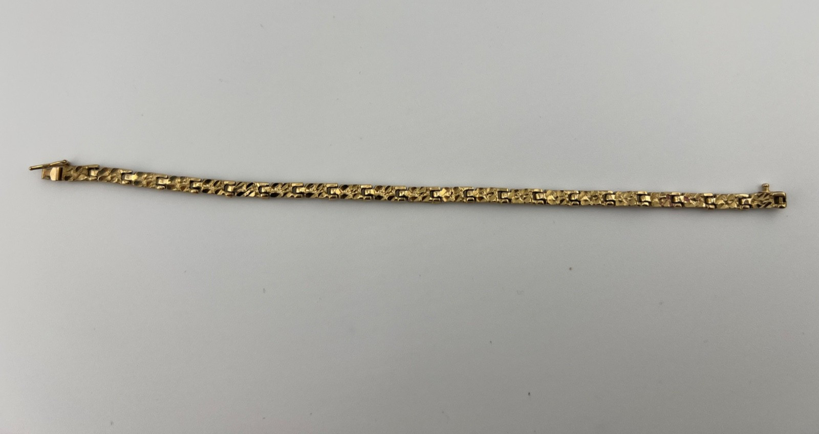 Late 1970’s 14K Gold Nugget Style Bracelet by Michael Anthony Paolombizio