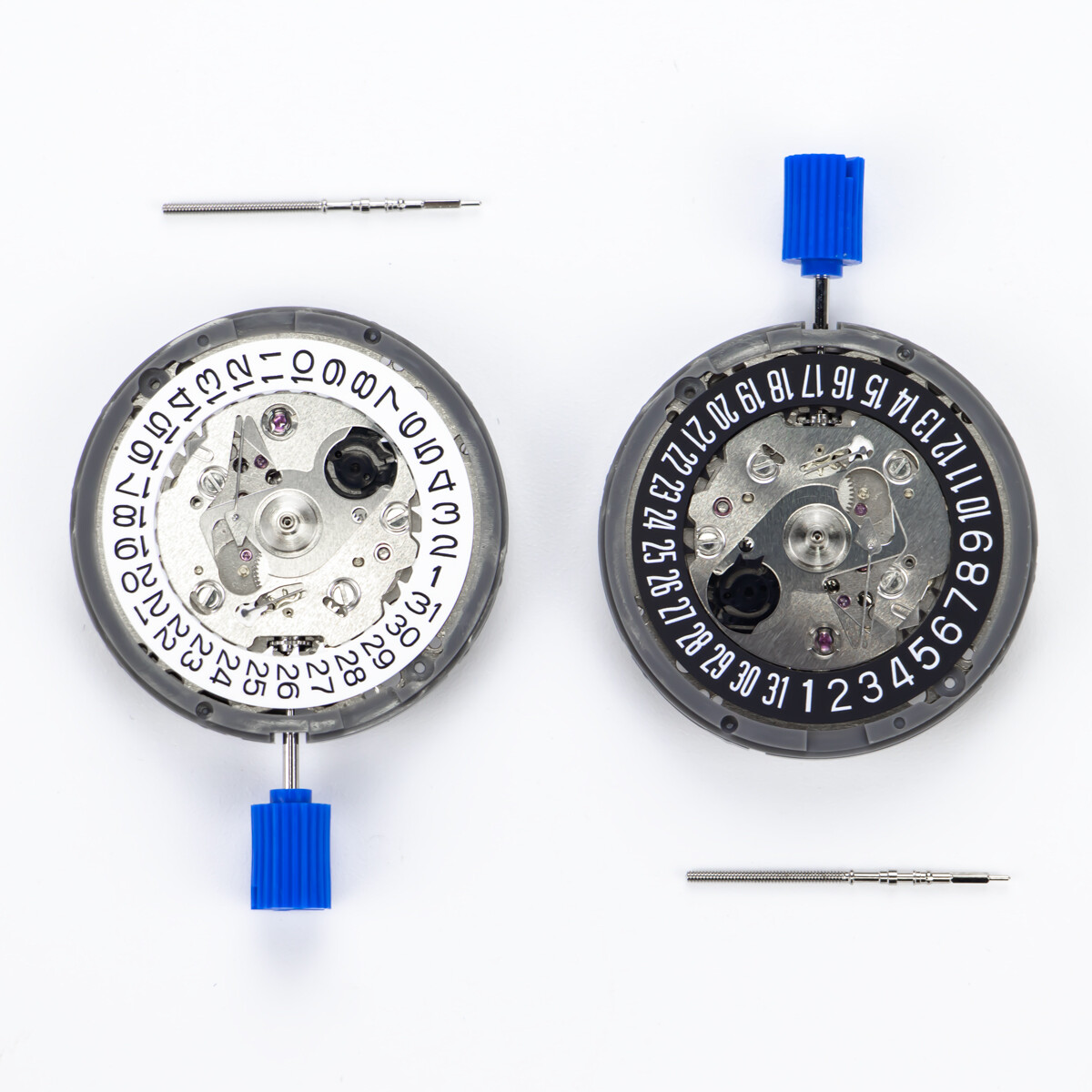 NH35A Automatic Watch Movement SII TMI Black Date Window at 3 w/ White Date Disc