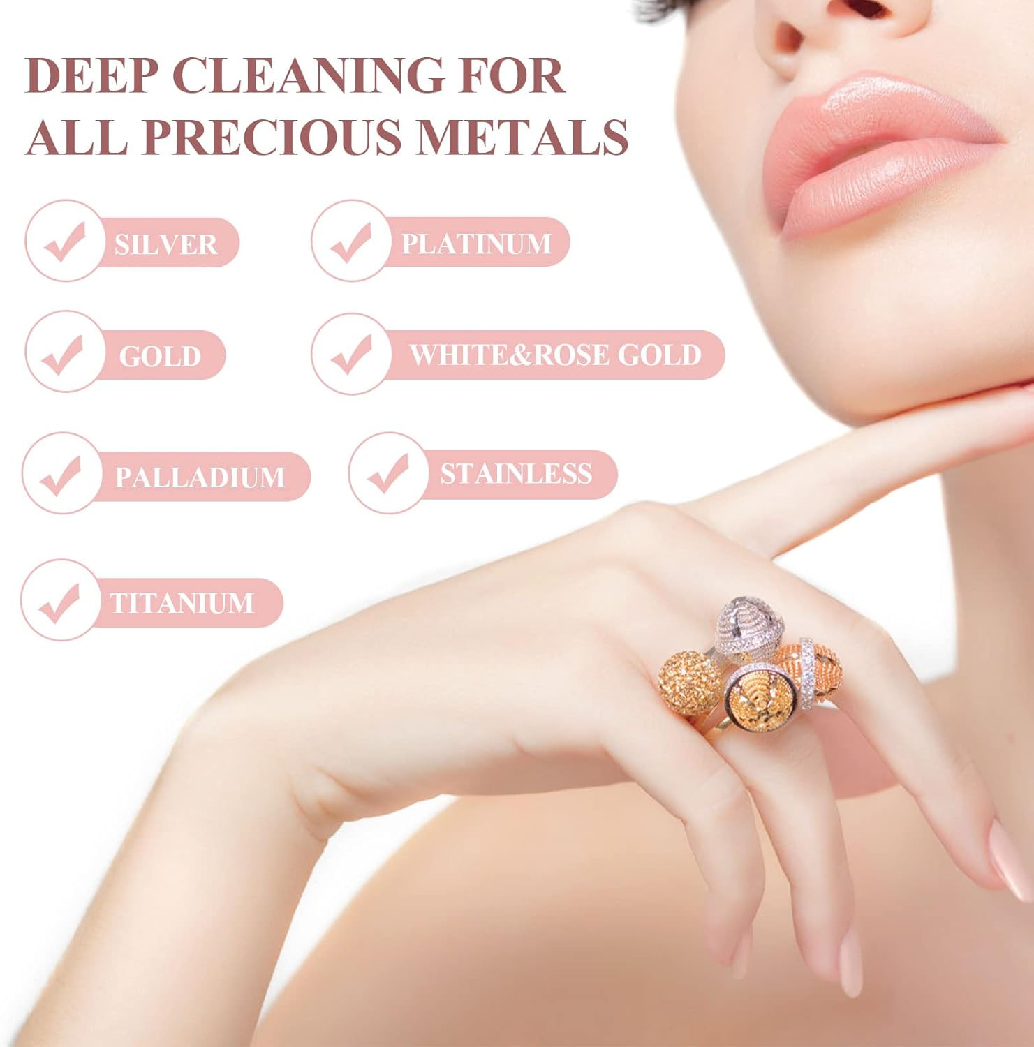60PCS Jewelry Cleaning Cloth, Professional Polishing Cloth Individually Wrapped,