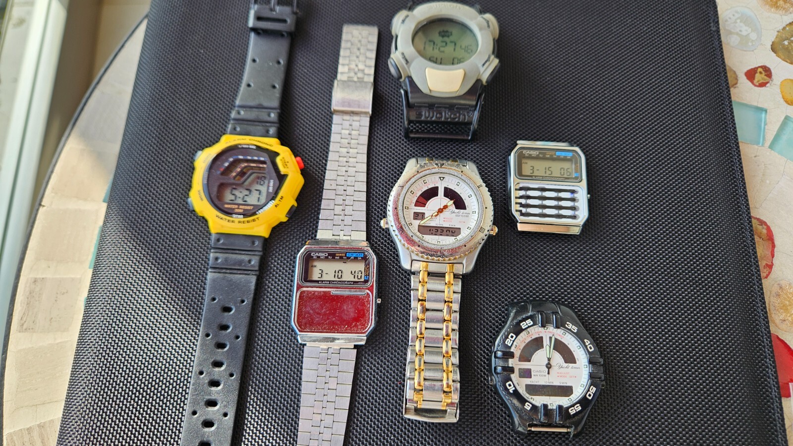 Casio and Swatch Beat Web Master lot working/spares repair CS-831 AW-300 AD-500