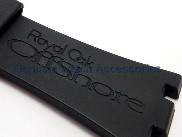 AUDEMARS PIGUET ROYAL OAK BLACK RUBBER SILICON(28mm X 18mm) STRAP BAND BRAND NEW