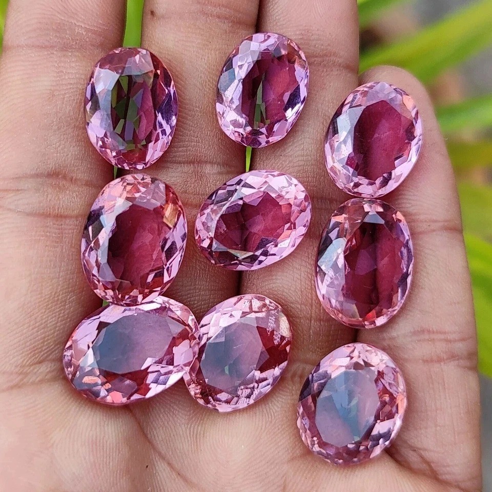 Certified 182 Ct+ 9 Pcs Lot Natural Oval Color Change Zultanite Loose Gemstone