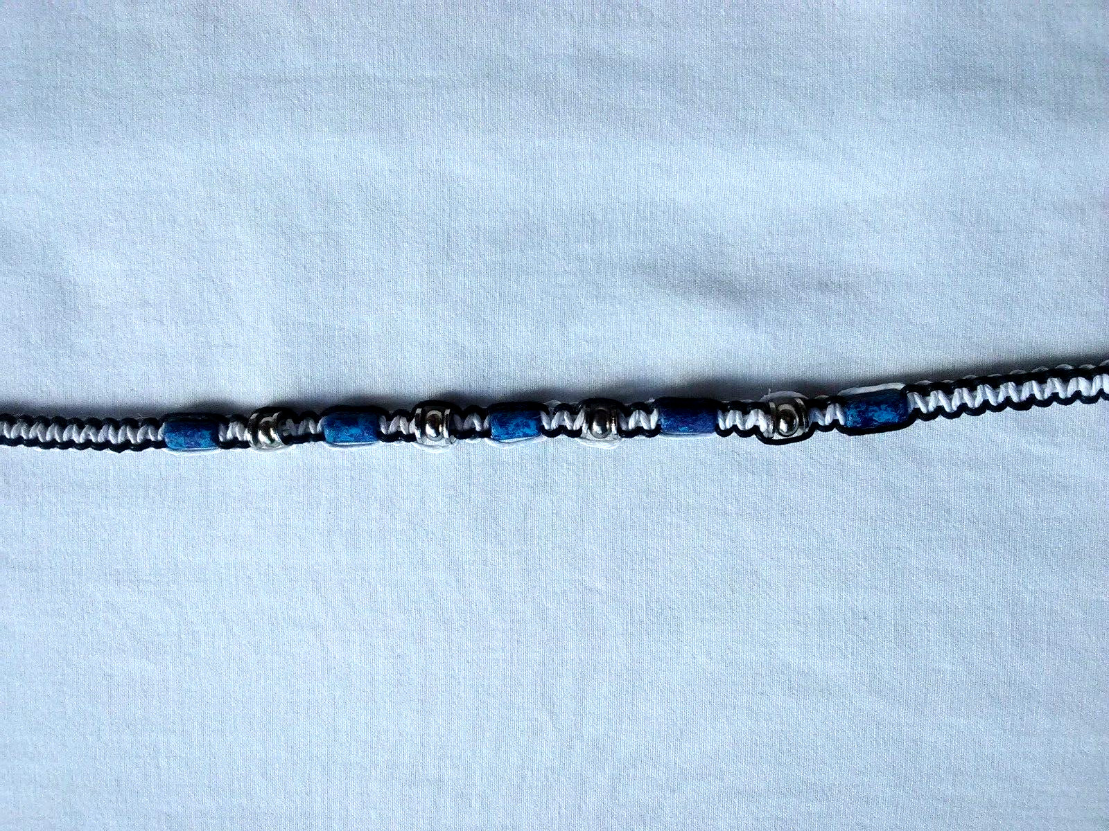 SURFER Boho HEMP NECKLACE 27″ Adj Unisex Macrame Boho Hippie US Seller New
