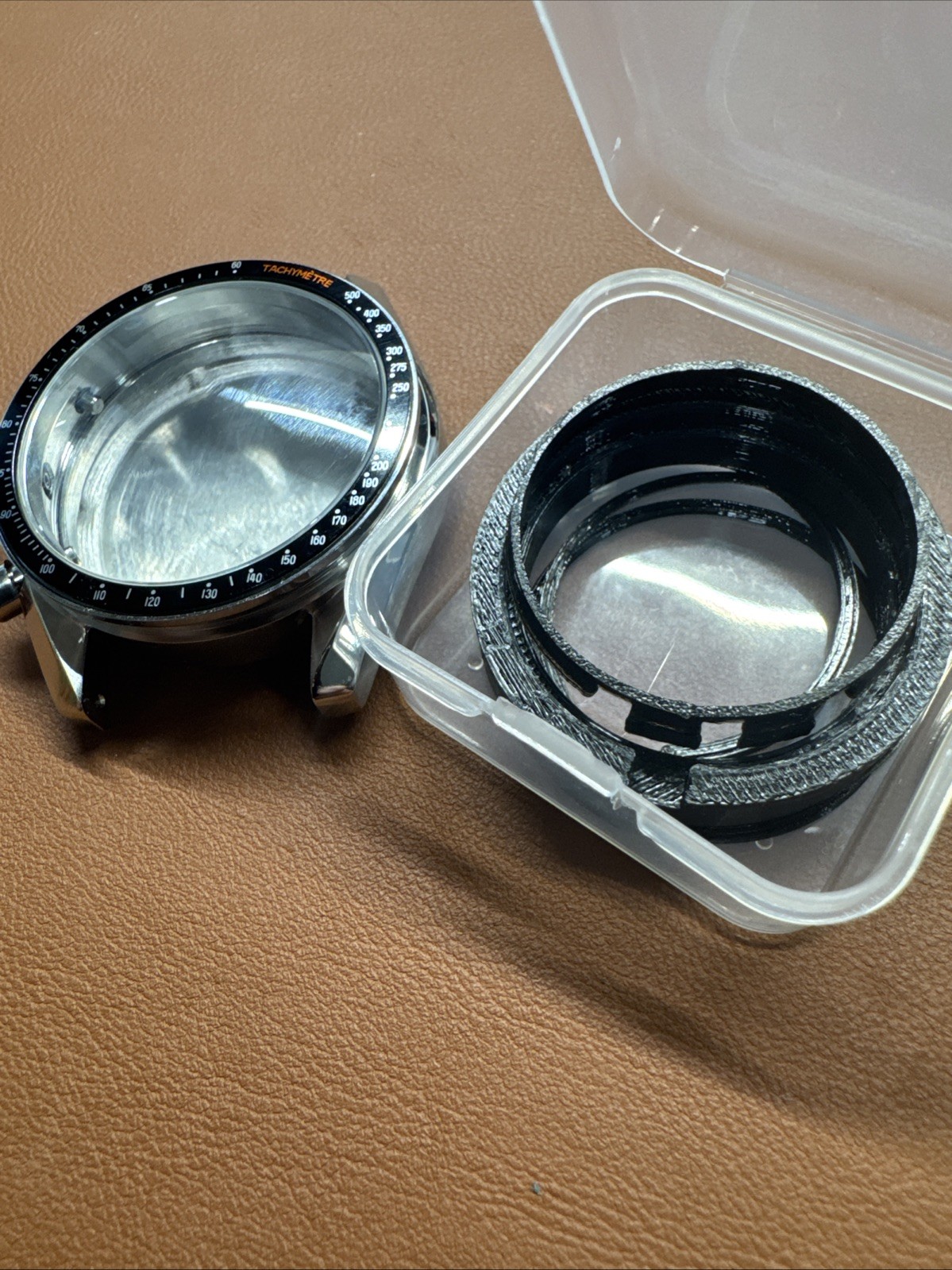 G10 Moonswatch Movement Rings And Movement Holder. For Steal Case Conversion.