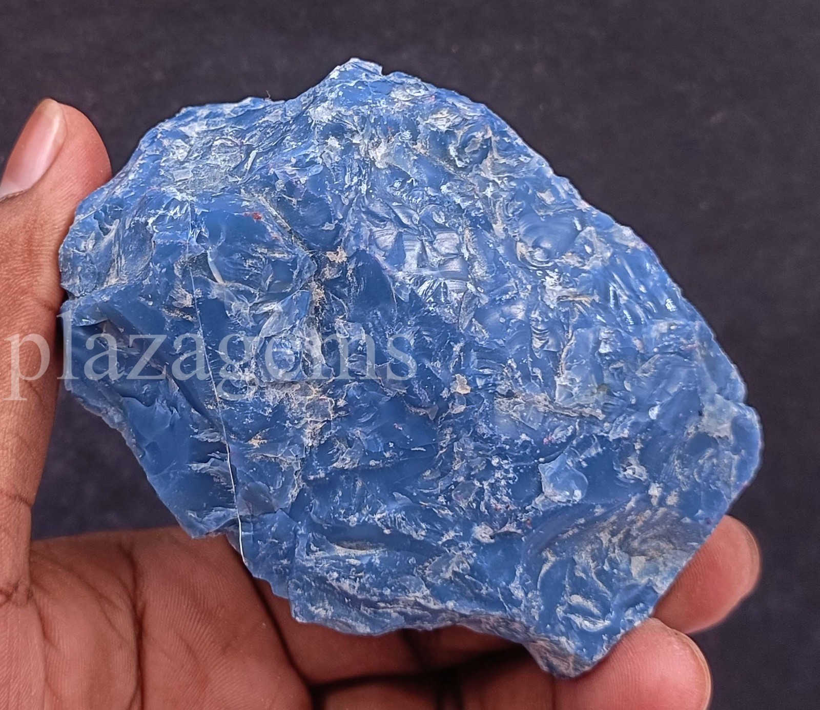 Huge 985 Ct Rough Sky-Blue Opal Natural Australian Certified Gemstone 5ARB