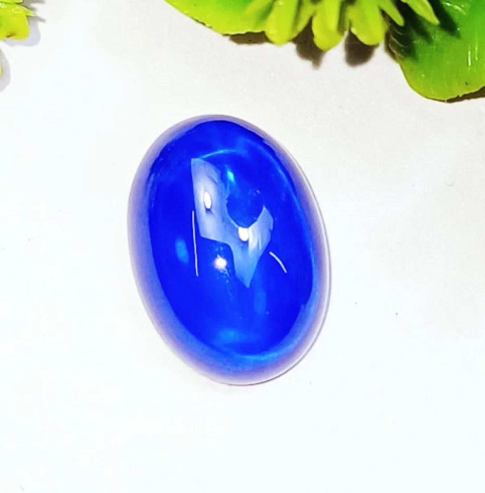 9.50 Ct Natural 6 Rays Star Blue Sapphire Cabochon Certified Loose Gemstone