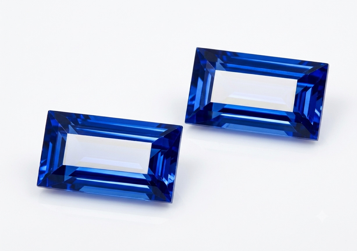 Natural Blue Tanzanite 16-20 Ct Gorgeous Emerald Cut CERTIFIED Loose Gemstone