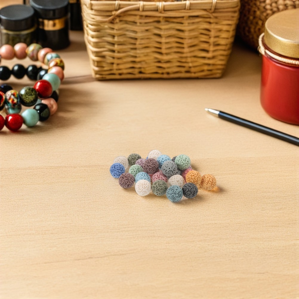 26 Pcs Volcanic Stone Aromatherapy Beads Fragrance Essential Oil