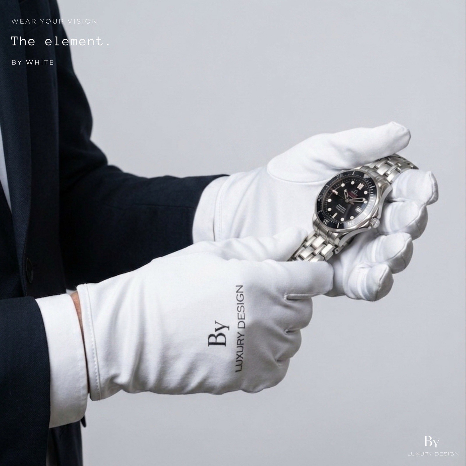 Customized Luxury Watch Handling Gloves – High Quality Gloves /BY White