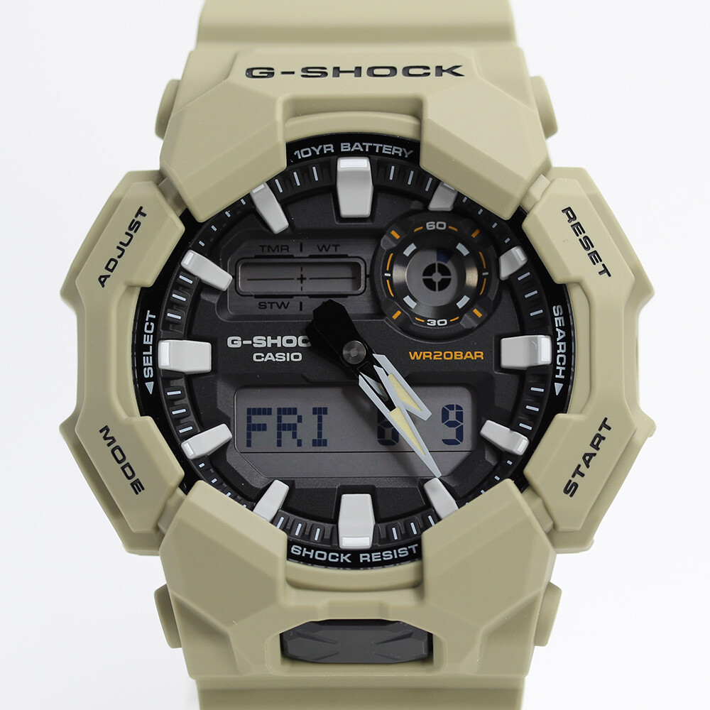 CASIO G-SHOCK GA-010-5A GA-010 GA Quartz Analog & Digital Khaki Beige