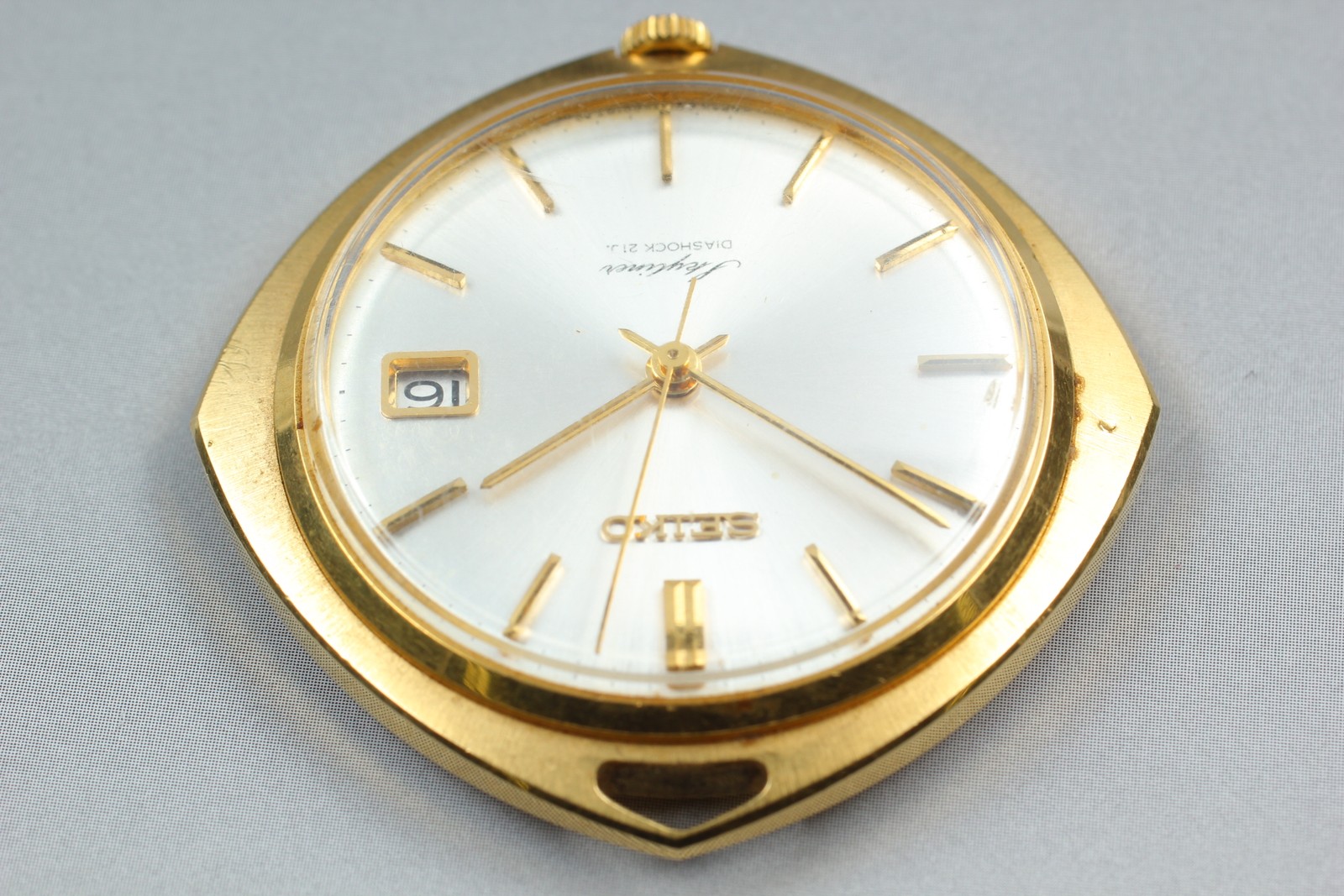 [Exc+4] Seiko Skyliner manual winding watch pendant type From JAPAN