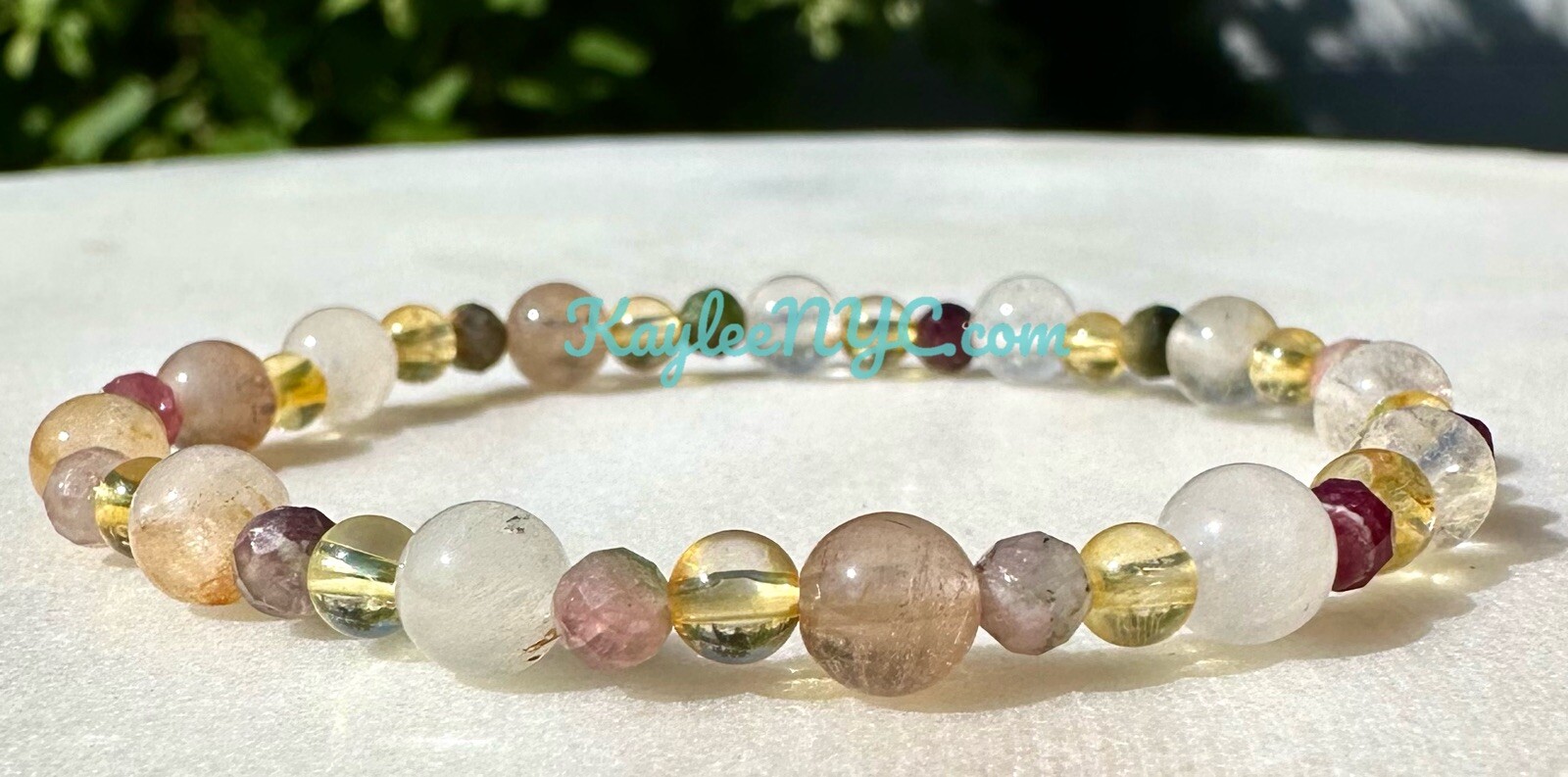 Wholesale Lot 6 Pcs Natural Crystal Scorpio Zodiac Stretch Bracelet Healing