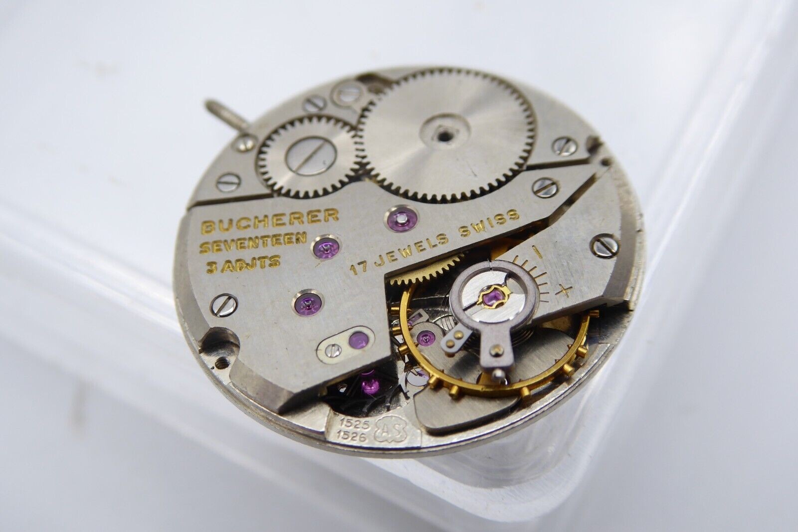 Bucherer AS Swiss manual movement cal.1525/1526