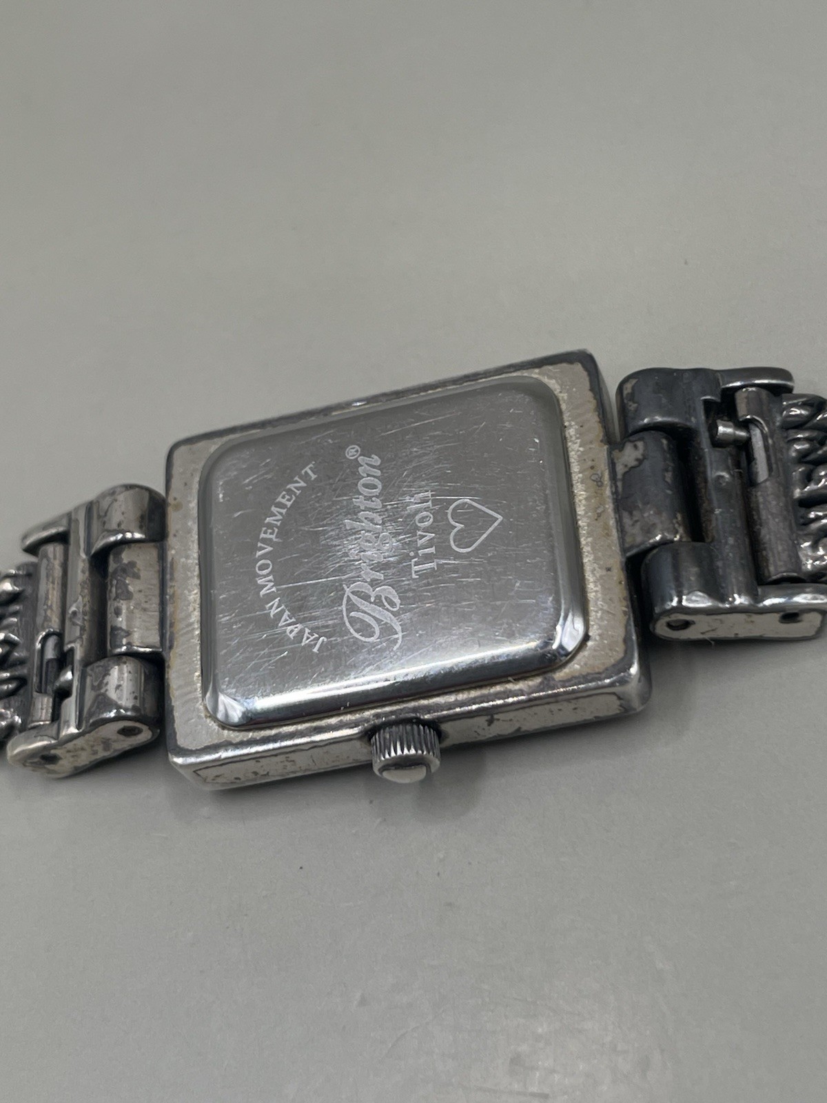 Brighton Tivoli Watch Bracelet Silver Plated NEEDS BATTERY