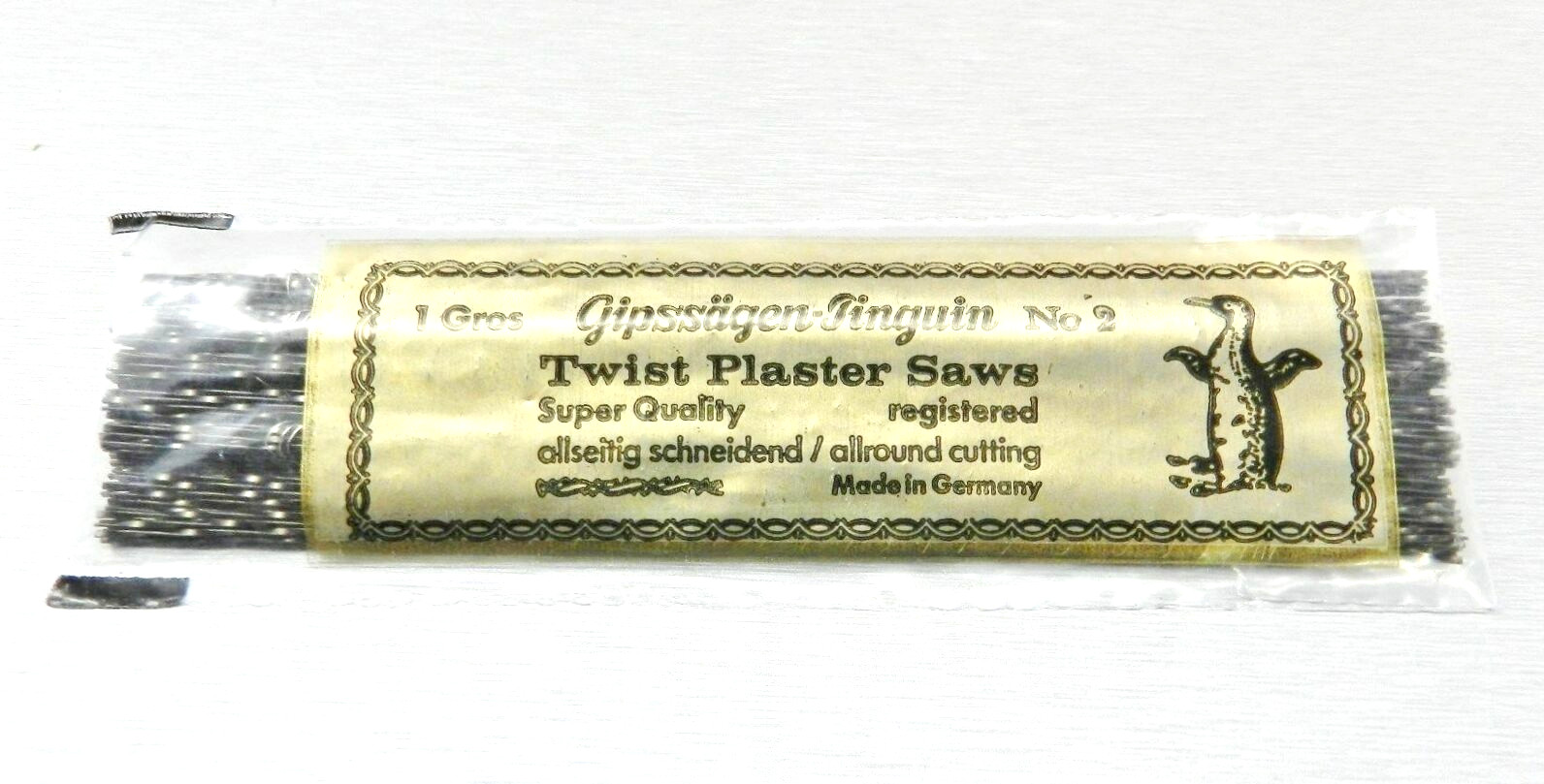 SPIRAL WAX SAW BLADE CUT #2 SAWBLADES WAX WORKING & PLASTER 1 Dz Blades GERMAN