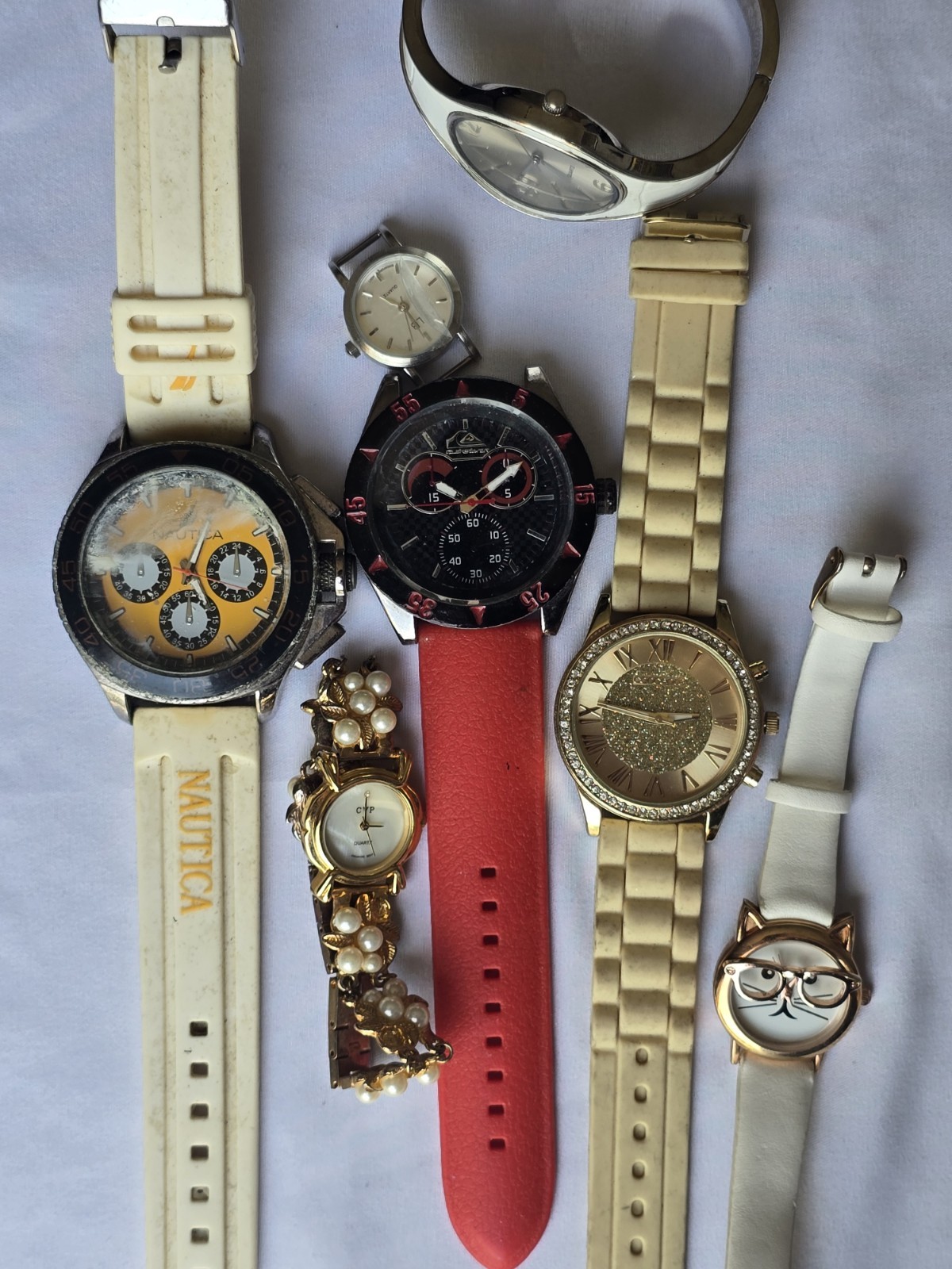 Westclox Nautica Assorted Wristwatch Lot Mixed Watches Unisex Adults