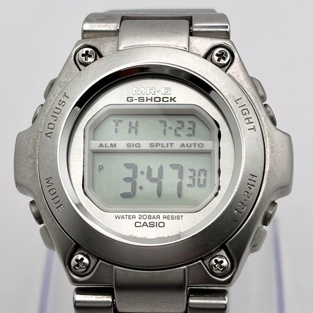 Casio MR-G First Generation Full Metal Digital Grey Watch Japan 0714560
