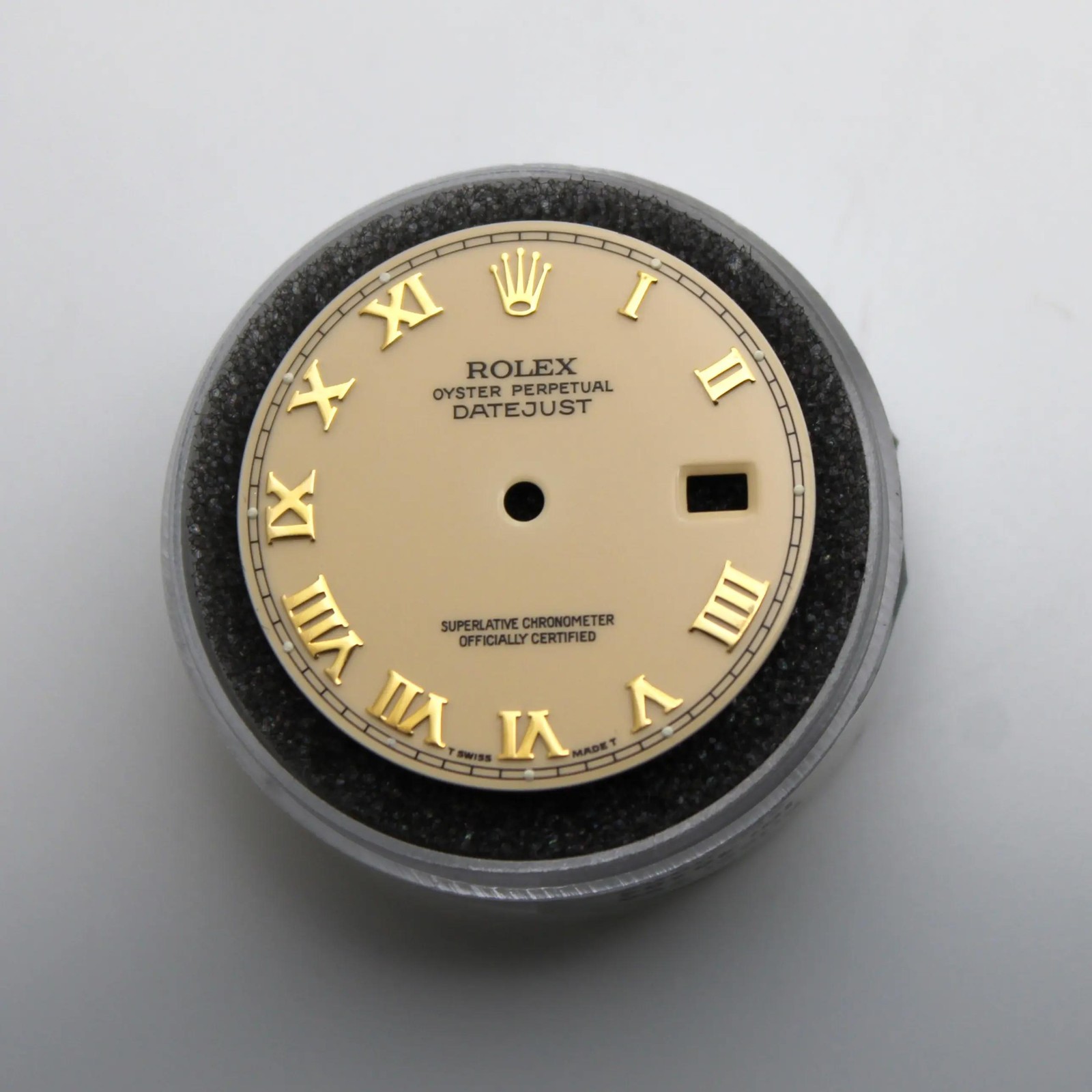 Rolex Datejust Roman Numerals Cream Beige Dial 16233