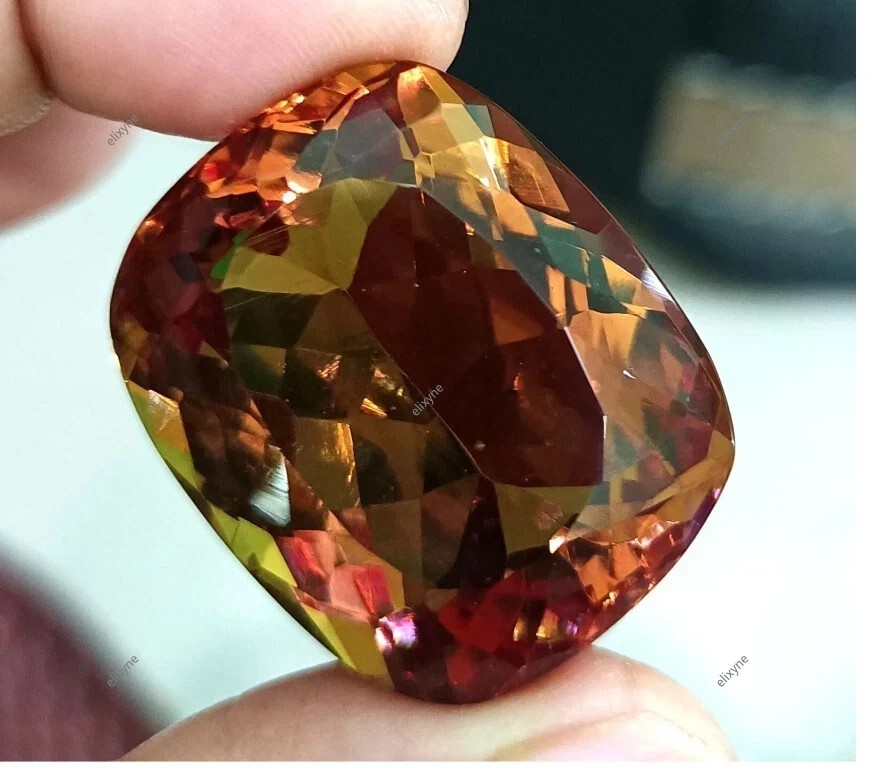 85.80 CT Large 7 Color Change Zultanite Cushion Certified Gemstone Limited Stock