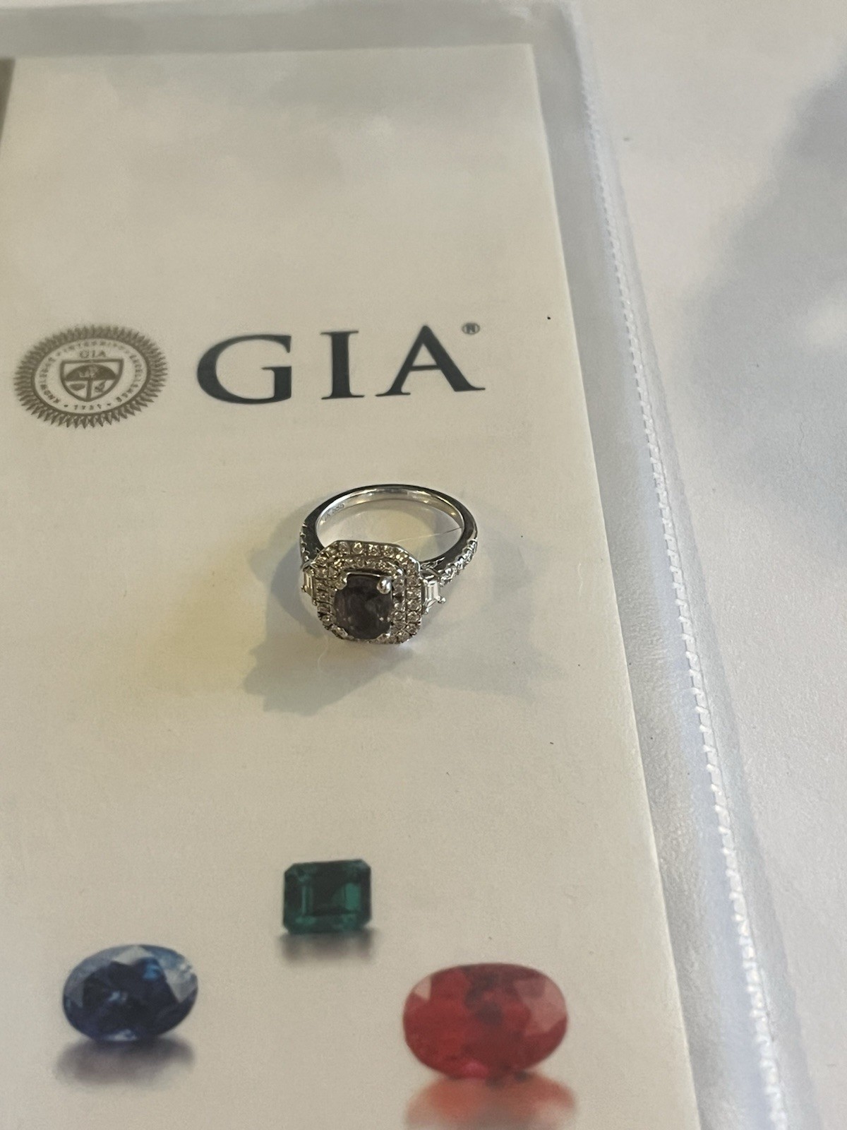 GIA Certified Natural Alexandrite Size7 Natural Diamond Wedding READ!