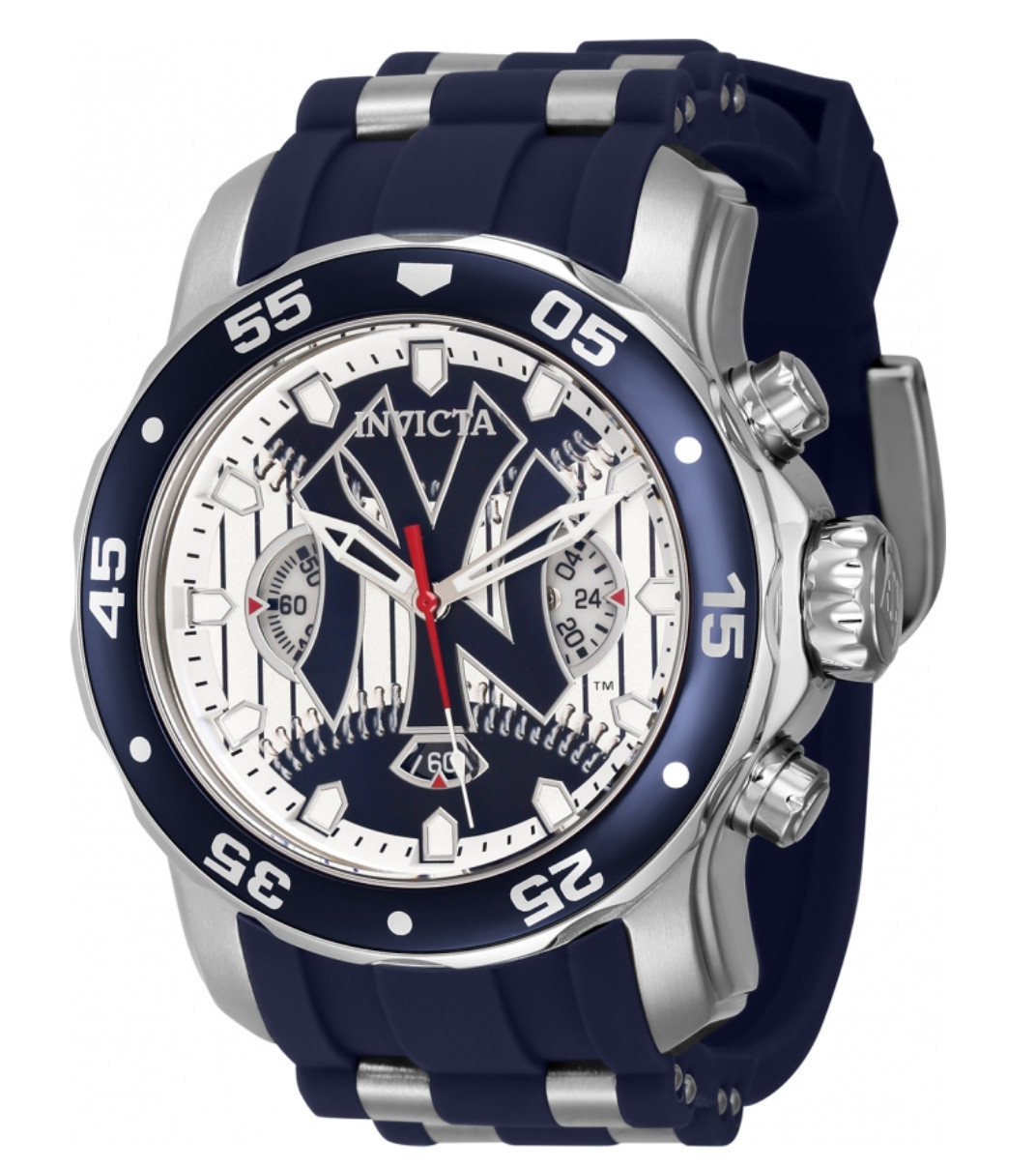 Invicta MLB New York Yankees Men’s 48mm Limited Blue Chrono Watch 42846