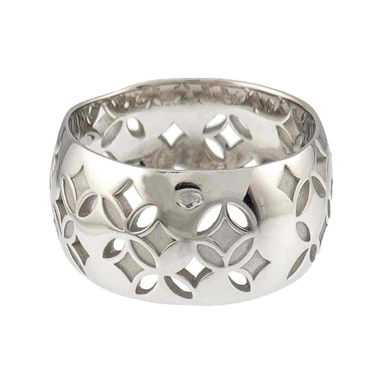 LOUIS VUITTON Petite Bague Galea Ring 18K WG 750 size47 4-4.5(US) 90331774
