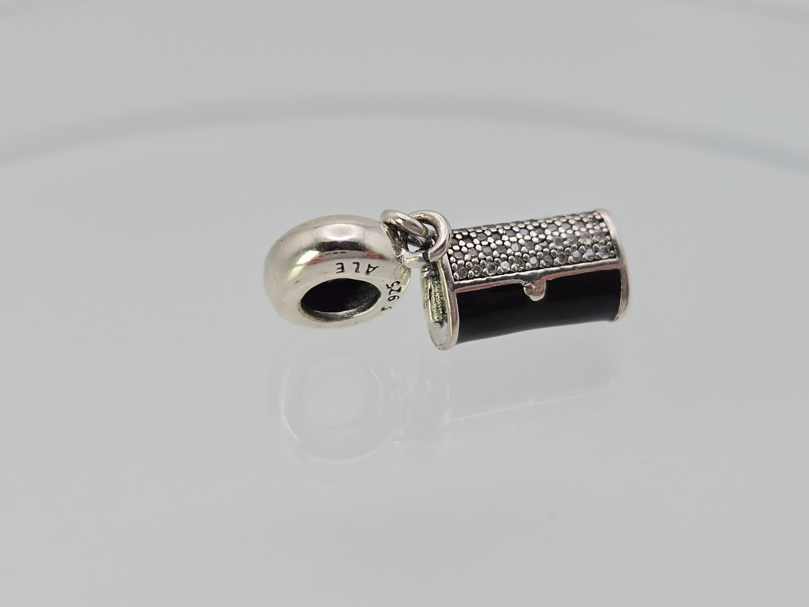 Authentic Pandora Silver purse Clutch Bag dangle Charm