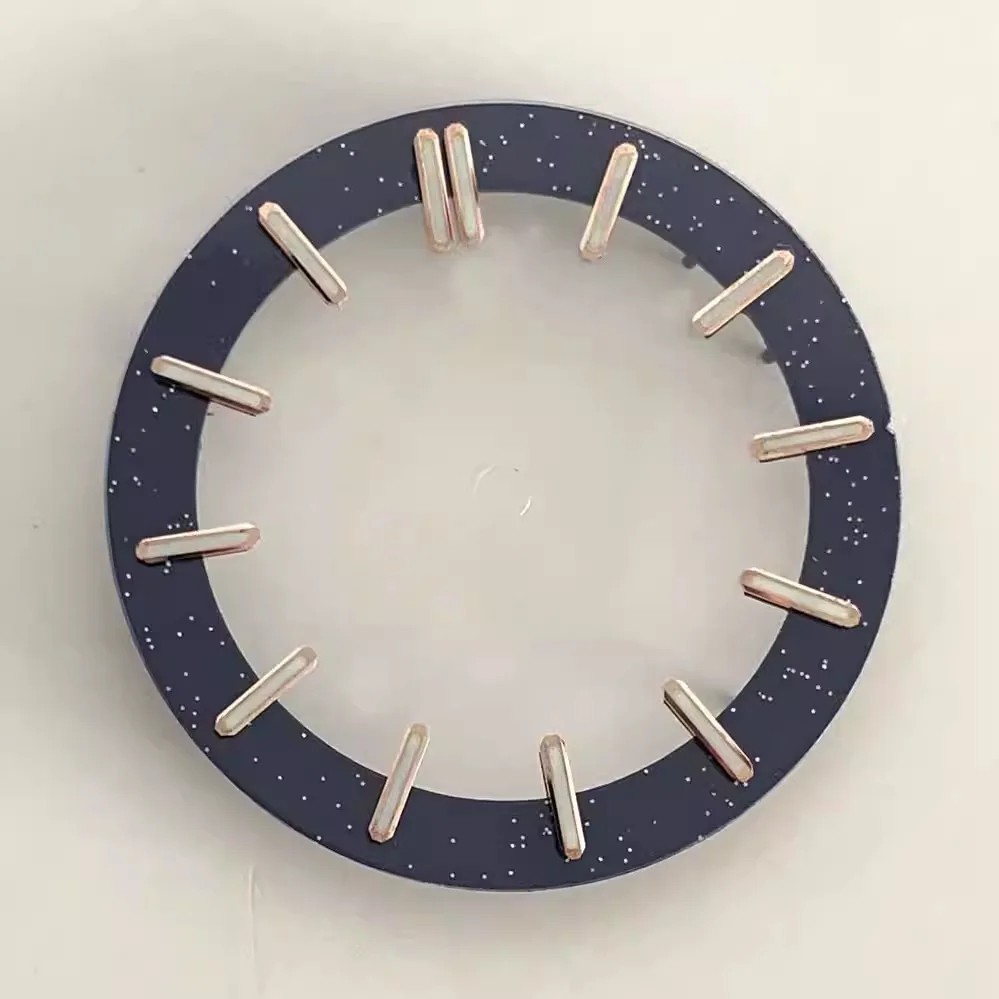 31.8mm Skeleton Dial Transparent Starry Sky Watch Face Replacement Part For NH70