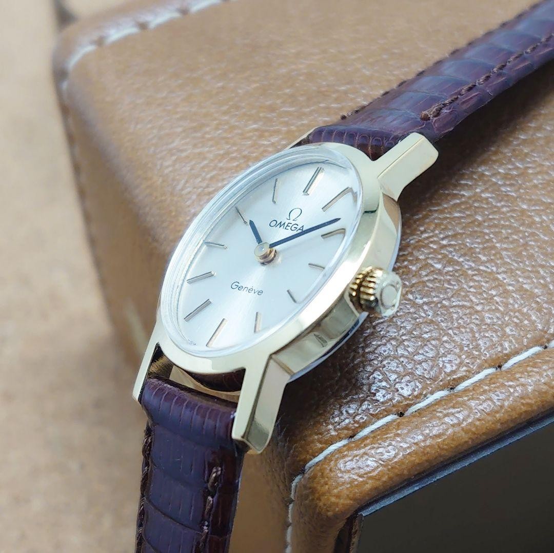 Overhauled Omega Geneve Oval Ladies 1978 Safe packing!