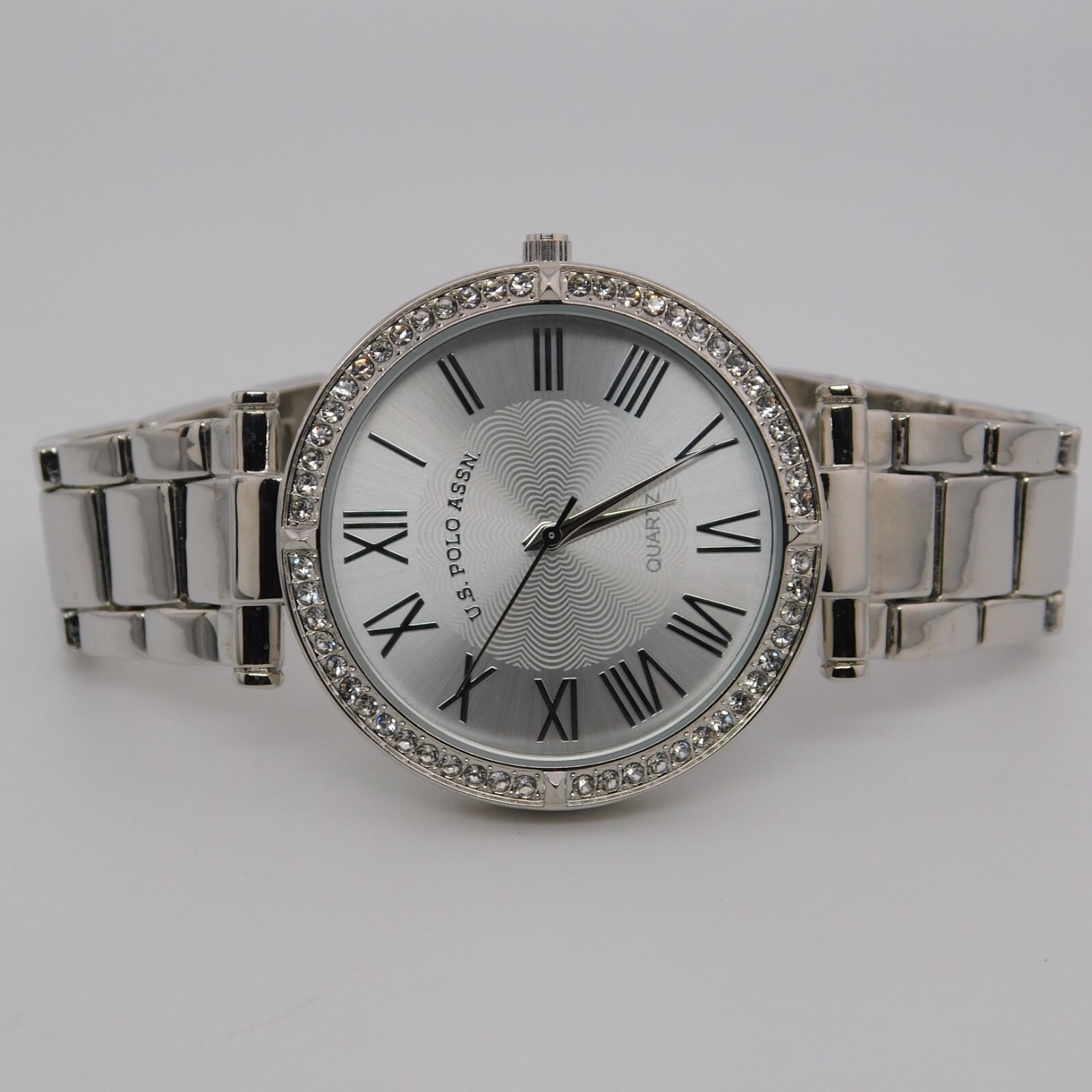 U.S. POLO ASSN. USC6191BU Quartz Analog Women’s Watch Sz. 7 1/4″ New Battery