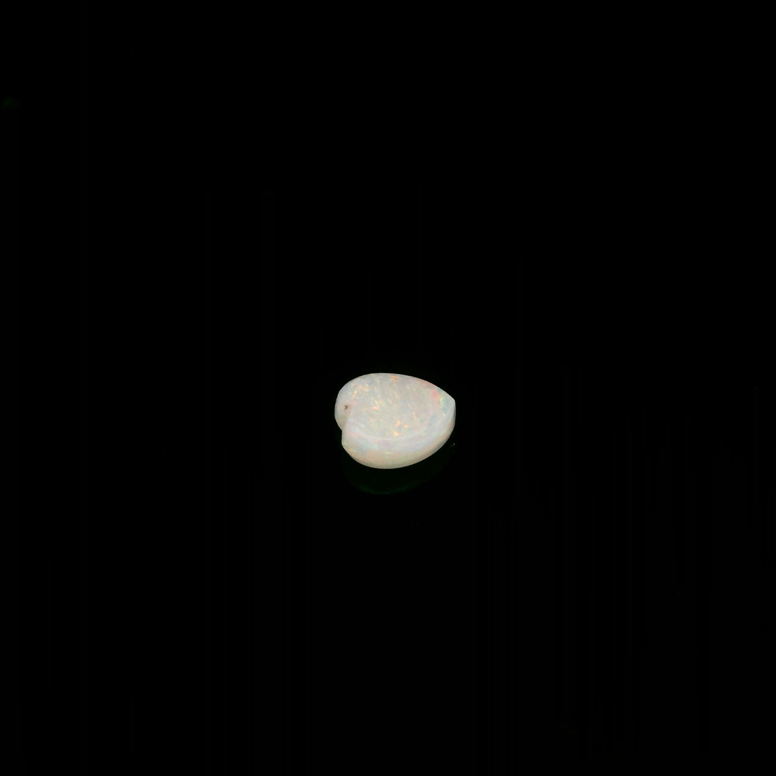 0.46ct Heart Shape Genuine Natural Ethiopian Cabochon Opal 6 x 6 mm