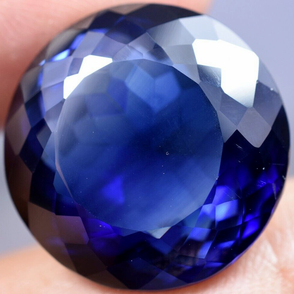 Natural 40.55 Ct GIGANTIC Royal Blue Sapphire GGL Certified Loose Gemstone