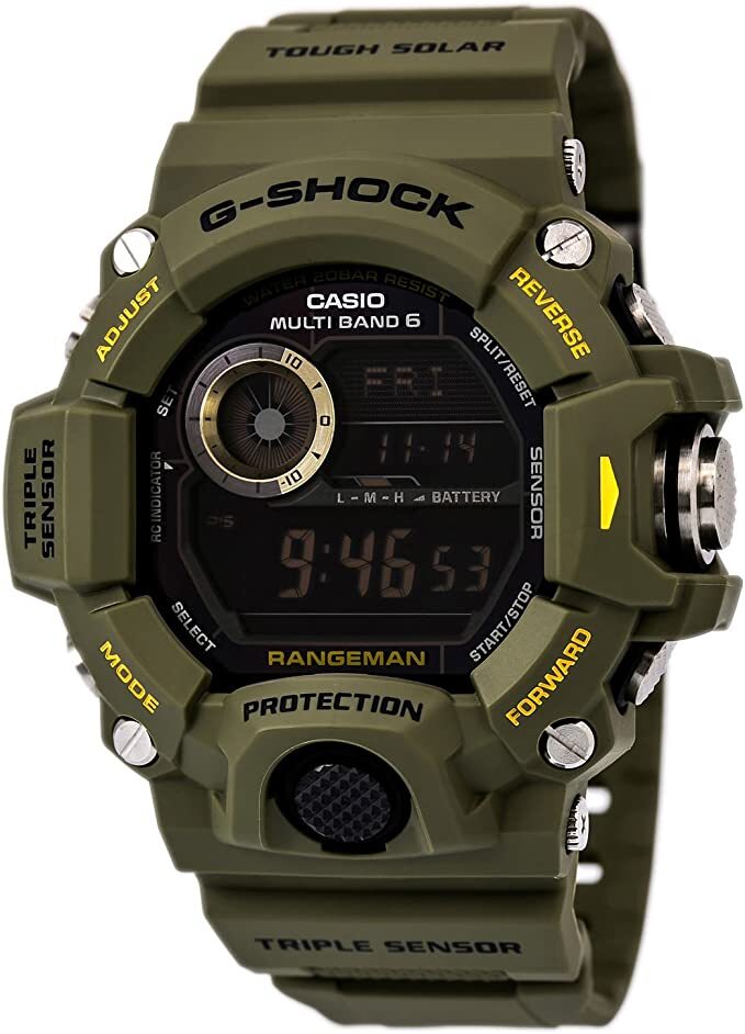 Casio G-Shock RANGEMAN Solar Powered Shock Resistant Men’s Watch – Green