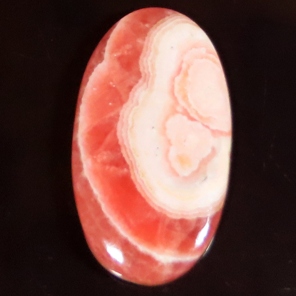 100% Natural Pink RHODOCHROSITE Oval Cabochon Gemstone 84.05 Ct 24x44x6 mm HJ141