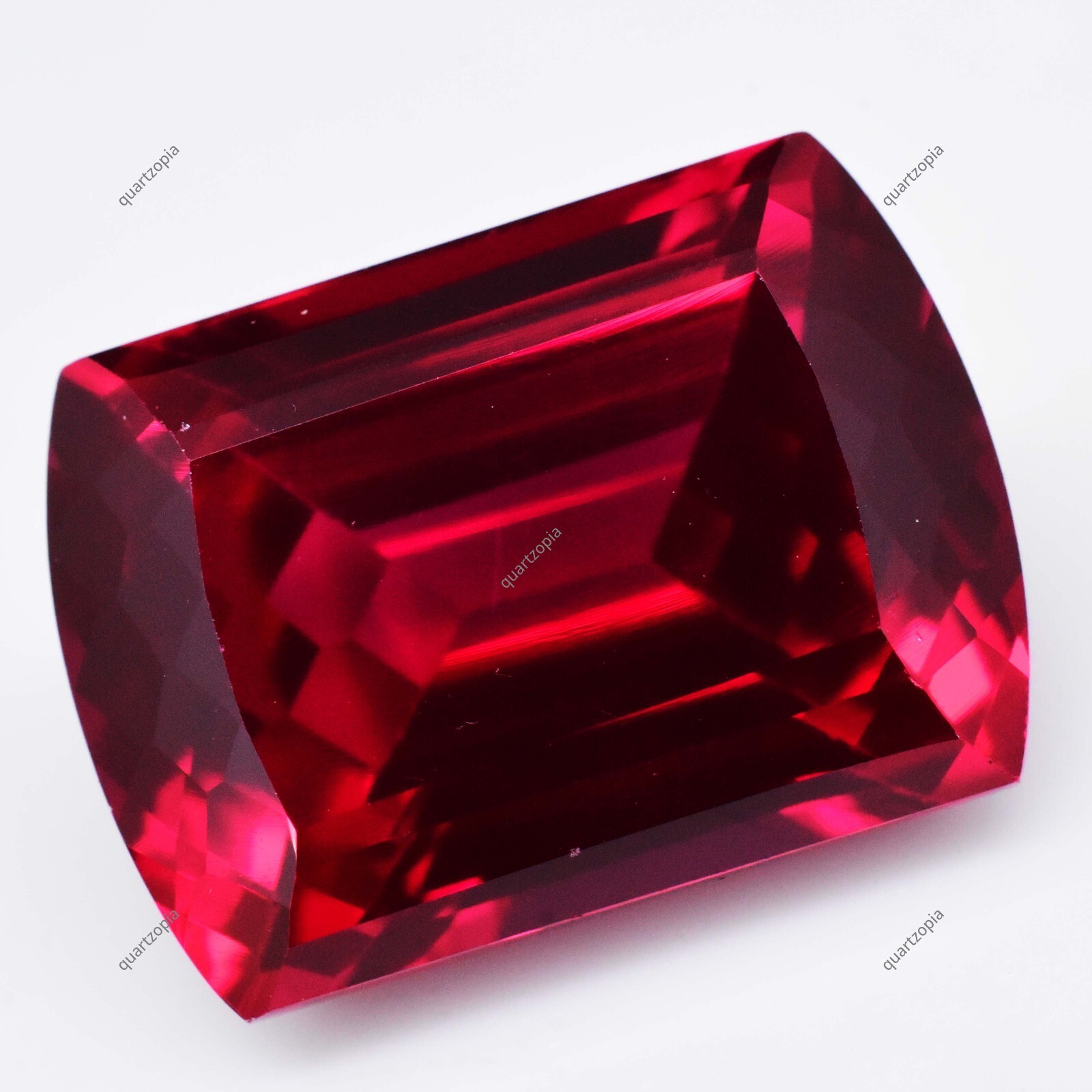 22.65 Ct Natural Certified Rubellite Tourmaline Red Gemstone Vivid Color