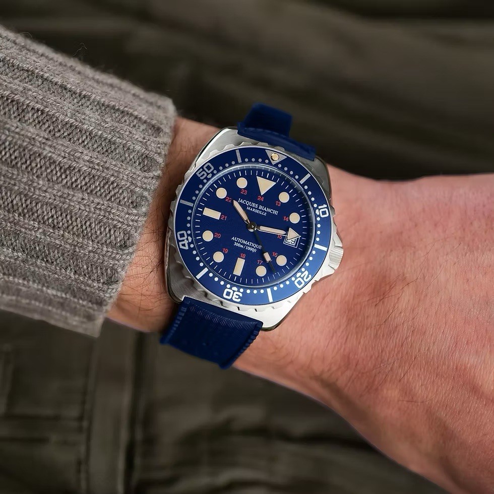Jacques Bianchi JB300 Diver Blue LE FULL SET Warranty To Jun 2027