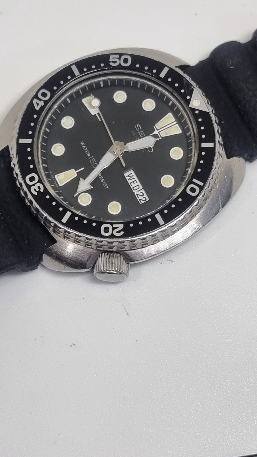 Vintage 1984 Seiko 6309-7040 Watch Original Suwa dial and Hands and Bezel