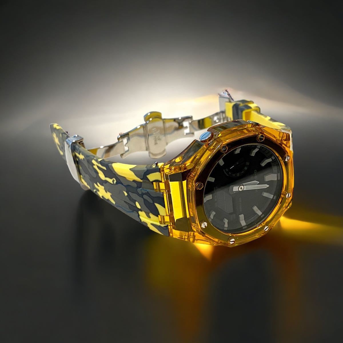 With Main Unit G-Shock GA 2100 Bezel Rubber Set Casioque Custom G-Shock Hard Res
